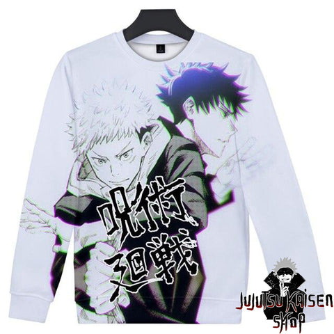 Pull Megumi et Itadori Jujutsu Kaisen - Jujutsu Kaisen Shop