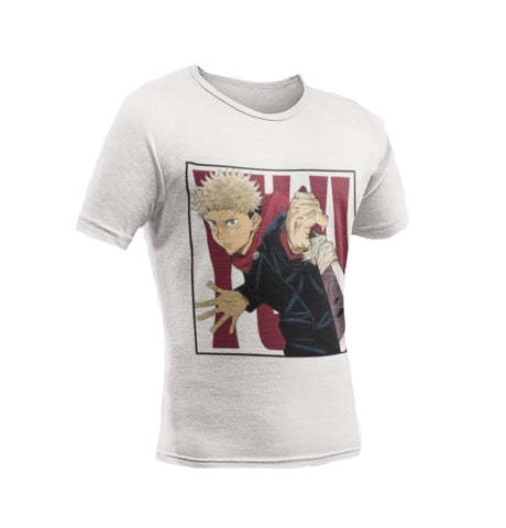 T shirt Jujutsu Kaisen Yuji Itadori avec couteau - Jujutsu Kaisen Shop