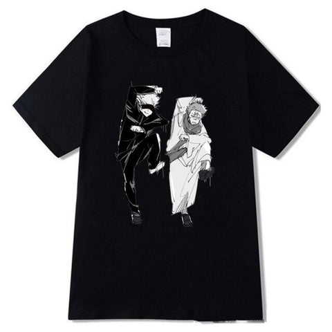 Tee-shirt Gojo et Sukuna JJK - Jujutsu Kaisen Shop