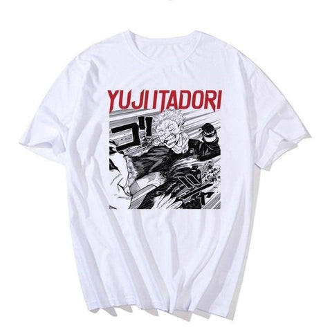 T shirt Yuji vs Classe S Jujutsu Kaisen - Jujutsu Kaisen Shop
