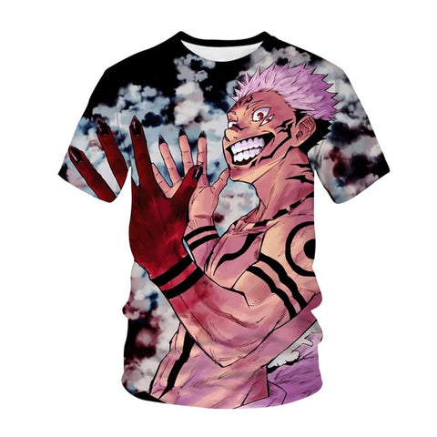 T-Shirt Anime Comic Sukuna Supremacy - Jujutsu Kaisen Shop