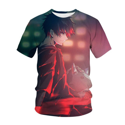 T-shirt Anime Manga Jujutsu Kaisen Megumi - Jujutsu Kaisen Shop