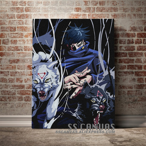 Tableau Megumi Fushiguro Jujutsu Kaisen - Jujutsu Kaisen Shop