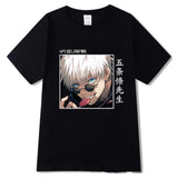 T-shirt Gojo Satoru avec des lunettes - Jujutsu Kaisen Shop