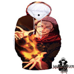 Sweat Anime Sukuna Jujutsu Kaisen 3D - Jujutsu Kaisen Shop