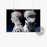 Tableau Gojo vs Sukuna Jujutsu Kaisen - Jujutsu Kaisen Shop